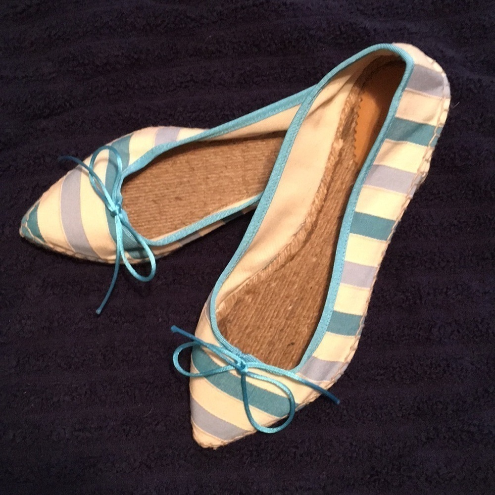 SPIEGEL Blue & White Esperadilles Size 11
